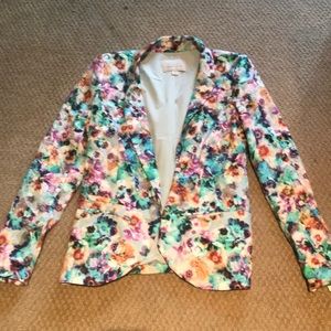 Floral blazer